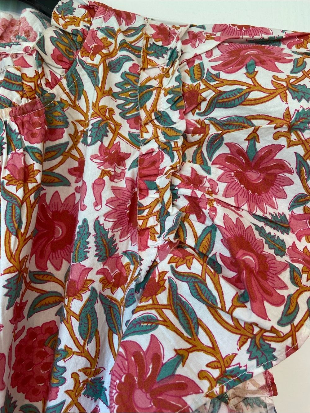 Caroline Constas Strawberry Print Ruffle Mini Dress Medium - Picture 4 of 12